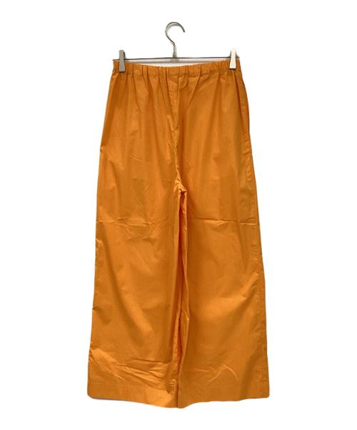ENFOLD（エンフォルド）ENFOLD (エンフォルド) C/PeタイプライターリラックスゴムワイドTROUSERS オレンジ サイズ:36の古着・服飾アイテム