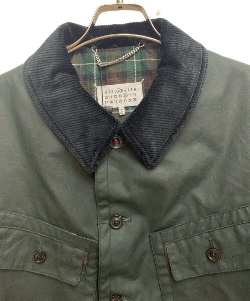 Maison Margiela（メゾンマルジェラ）Maison Margiela (メゾンマルジェラ) ワックスドコットンジャケット グリーン サイズ:50の古着・服飾アイテム