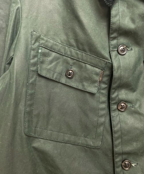 Maison Margiela（メゾンマルジェラ）Maison Margiela (メゾンマルジェラ) ワックスドコットンジャケット グリーン サイズ:50の古着・服飾アイテム