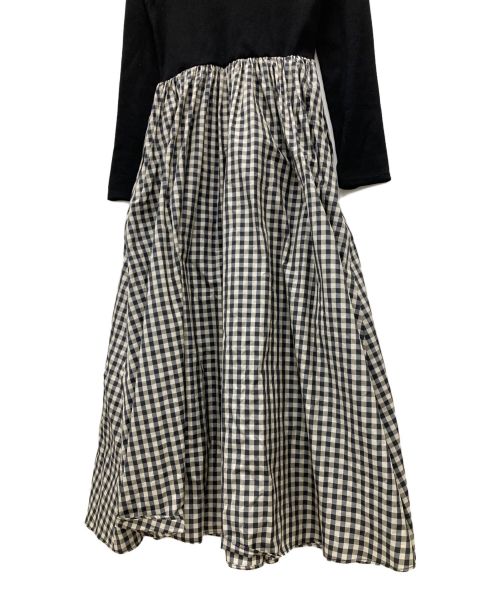 UNITED ARROWS（ユナイテッドアローズ）UNITED ARROWS (ユナイテッドアローズ) フィット＆フレアワンピース ブラック サイズ:38の古着・服飾アイテム