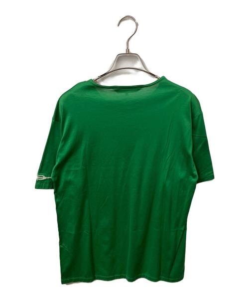 Christian Dior Sports（クリスチャン ディオールスポーツ）Christian Dior Sports (クリスチャン ディオールスポーツ) 刺繍Tシャツ グリーン グリーン サイズ:Mの古着・服飾アイテム