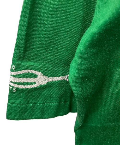 Christian Dior Sports（クリスチャン ディオールスポーツ）Christian Dior Sports (クリスチャン ディオールスポーツ) 刺繍Tシャツ グリーン グリーン サイズ:Mの古着・服飾アイテム