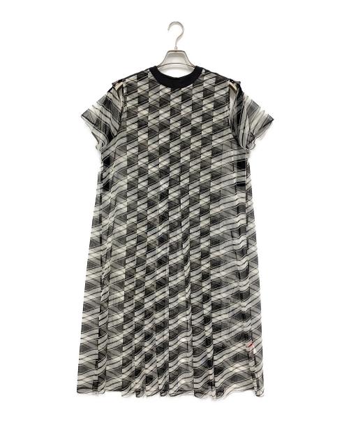 mint designs（ミント デザインズ）mint designs (ミント デザインズ) シアーワンピース ホワイト サイズ:2の古着・服飾アイテム