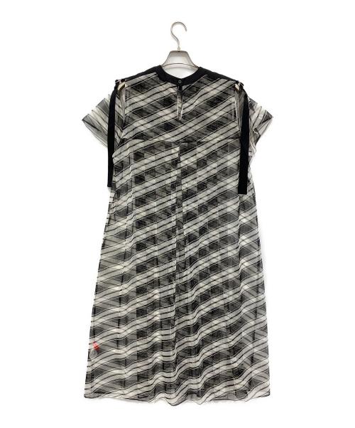 mint designs（ミント デザインズ）mint designs (ミント デザインズ) シアーワンピース ホワイト サイズ:2の古着・服飾アイテム