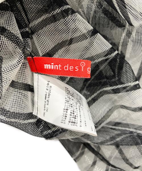 mint designs（ミント デザインズ）mint designs (ミント デザインズ) シアーワンピース ホワイト サイズ:2の古着・服飾アイテム