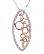 NO BRAND JEWELRYノーブランドジュエリー）の古着「オーバル 11P ダイヤ ネックレス」