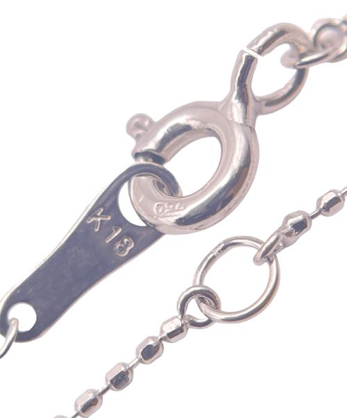 NO BRAND JEWELRY（ノーブランドジュエリー）NO BRAND JEWELRY (ノーブランドジュエリー) オーバル 11P ダイヤ ネックレス サイズ:-の古着・服飾アイテム