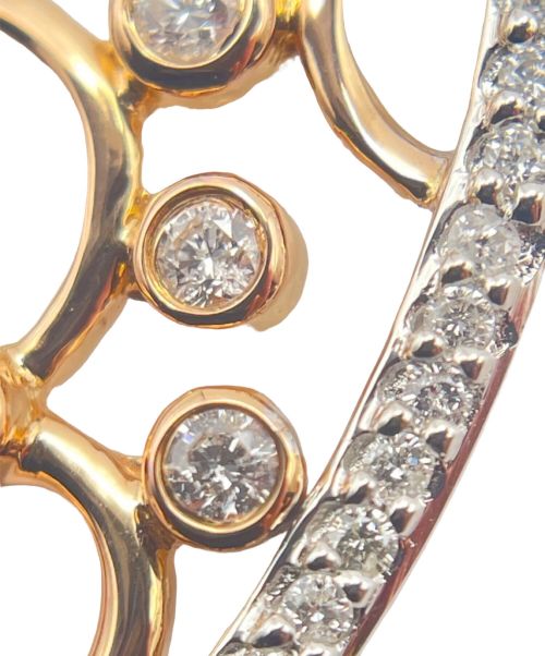 NO BRAND JEWELRY（ノーブランドジュエリー）NO BRAND JEWELRY (ノーブランドジュエリー) オーバル 11P ダイヤ ネックレス サイズ:-の古着・服飾アイテム
