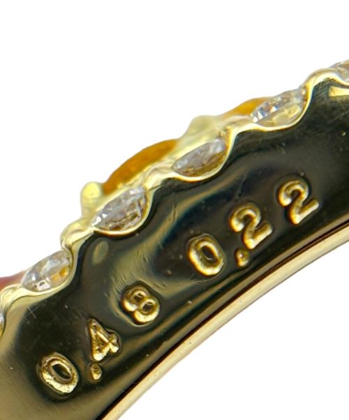 NO BRAND JEWELRY（ノーブランドジュエリー）NO BRAND JEWELRY (ノーブランドジュエリー) フラワー リーフ モチーフ ダイヤ ネックレス サイズ:-の古着・服飾アイテム