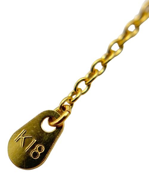 NO BRAND JEWELRY（ノーブランドジュエリー）NO BRAND JEWELRY (ノーブランドジュエリー) フラワー リーフ モチーフ ダイヤ ネックレス サイズ:-の古着・服飾アイテム