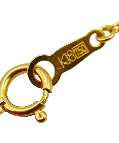 NO BRAND JEWELRY（ノーブランドジュエリー）NO BRAND JEWELRY (ノーブランドジュエリー) フラワー リーフ モチーフ ダイヤ ネックレス サイズ:-の古着・服飾アイテム