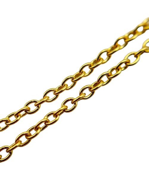 NO BRAND JEWELRY（ノーブランドジュエリー）NO BRAND JEWELRY (ノーブランドジュエリー) フラワー リーフ モチーフ ダイヤ ネックレス サイズ:-の古着・服飾アイテム