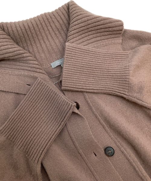 theory luxe（セオリーリュクス）theory luxe (セオリーリュクス) カシミヤロングカーディガン ピンク サイズ:38の古着・服飾アイテム