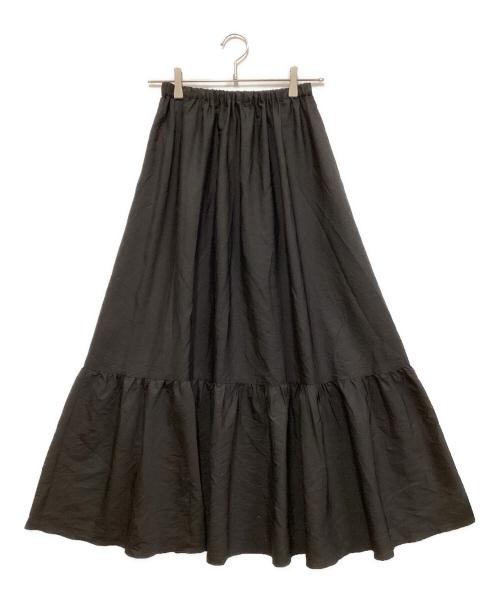 Loungedress（ラウンジドレス）Loungedress (ラウンジドレス) ティアードマキシスカート ブラック サイズ:SIZE Freeの古着・服飾アイテム