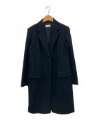 DES PRESデ プレ）の古着「ウールカレッジフラノ チェスターコート」｜ブラック