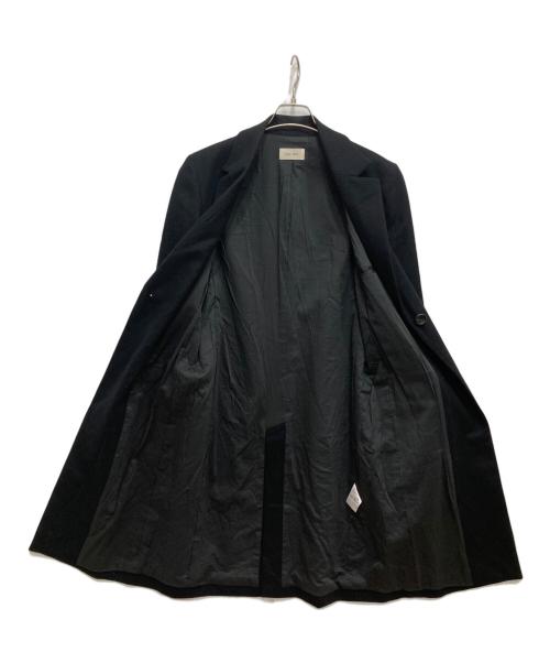 DES PRES（デ プレ）DES PRES (デ プレ) ウールカレッジフラノ チェスターコート ブラック サイズ:Fの古着・服飾アイテム
