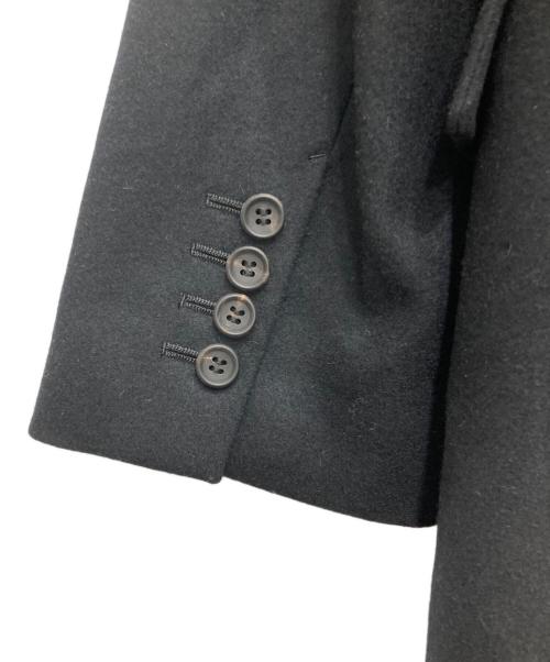 DES PRES（デ プレ）DES PRES (デ プレ) ウールカレッジフラノ チェスターコート ブラック サイズ:Fの古着・服飾アイテム