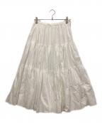 bilitis dix-sept ansビリティスディセッタン）の古着「ティアードスカート」｜ホワイト