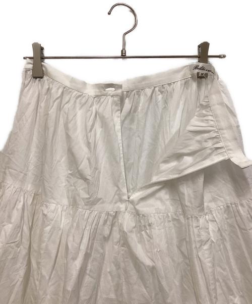 bilitis dix-sept ans（ビリティスディセッタン）bilitis dix-sept ans (ビリティスディセッタン) ティアードスカート ホワイト サイズ:SIZE 36の古着・服飾アイテム