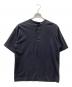 KAPTAIN SUNSHINE（キャプテンサンシャイン）の古着「Suvin Supima Tube Henleyneck Tee」｜ブラック