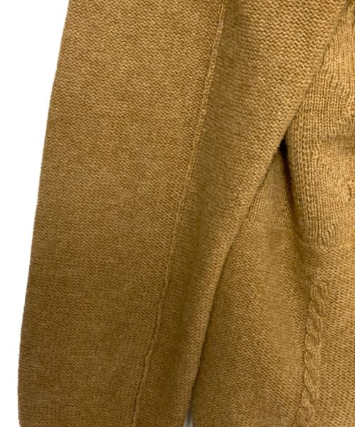 RAF SIMONS（ラフシモンズ）RAF SIMONS (ラフシモンズ) メリノウール クルーネックニットセーター ブラウン サイズ:2の古着・服飾アイテム