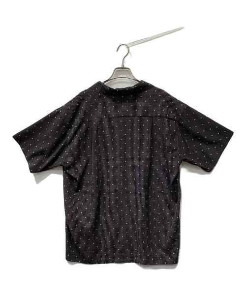 journal standard L'essage（ジャーナルスタンダード レサージュ）journal standard L'essage (ジャーナルスタンダード レサージュ) コウシドットプリント オープンカラーシャツ ブラック サイズ:FREEの古着・服飾アイテム