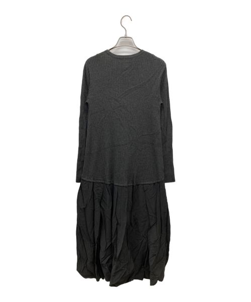 IENA（イエナ）IENA (イエナ) ランダムタックドッキングワンピース グレー サイズ:SIZE 38の古着・服飾アイテム
