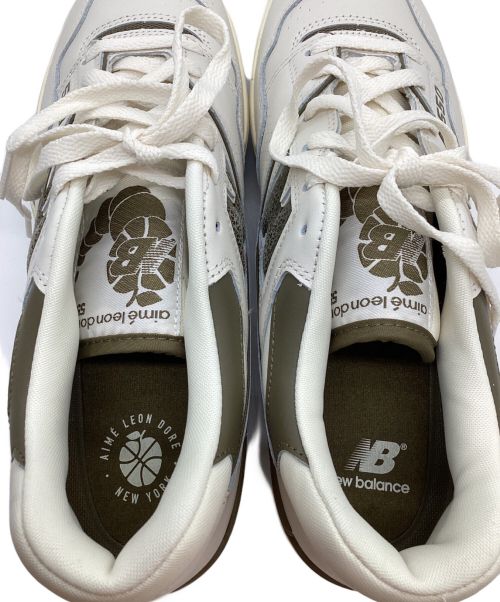 NEW BALANCE（ニューバランス）NEW BALANCE (ニューバランス) Aime Leon Dore (エメレオンドレ) スニーカー/550 ホワイト サイズ:29 未使用品の古着・服飾アイテム