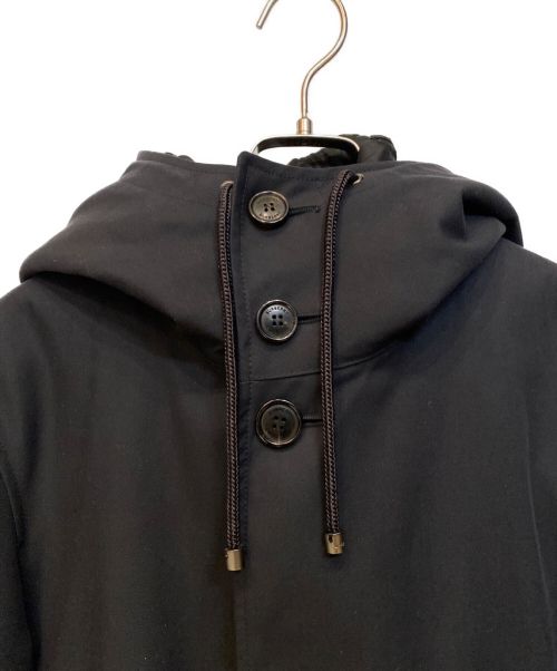 BURBERRY（バーバリー）BURBERRY (バーバリー) Detachable Warmer Cotton Gabardine Coat ブラック サイズ:46の古着・服飾アイテム