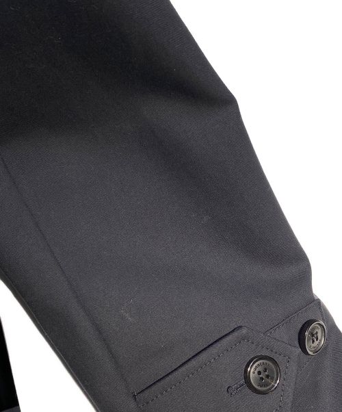 BURBERRY（バーバリー）BURBERRY (バーバリー) Detachable Warmer Cotton Gabardine Coat ブラック サイズ:46の古着・服飾アイテム
