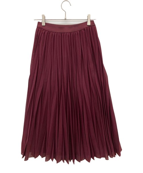 ANAYI（アナイ）ANAYI (アナイ) ボイルプリーツスカート パープル サイズ:SIZE 36の古着・服飾アイテム