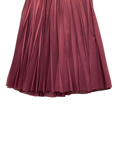 ANAYI（アナイ）ANAYI (アナイ) ボイルプリーツスカート パープル サイズ:SIZE 36の古着・服飾アイテム