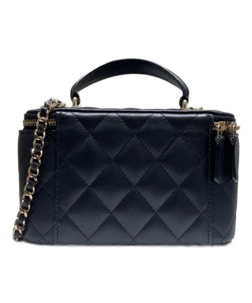 CHANEL（シャネル）CHANEL (シャネル) マトラッセ バニティバッグ  ブラック サイズ:スモールの古着・服飾アイテム