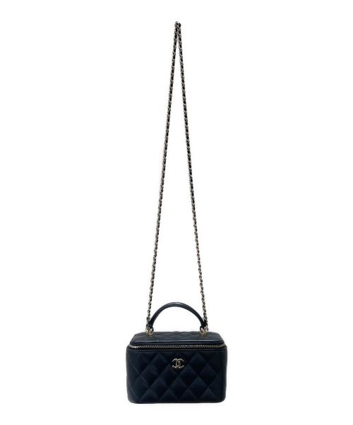 CHANEL（シャネル）CHANEL (シャネル) マトラッセ バニティバッグ  ブラック サイズ:スモールの古着・服飾アイテム