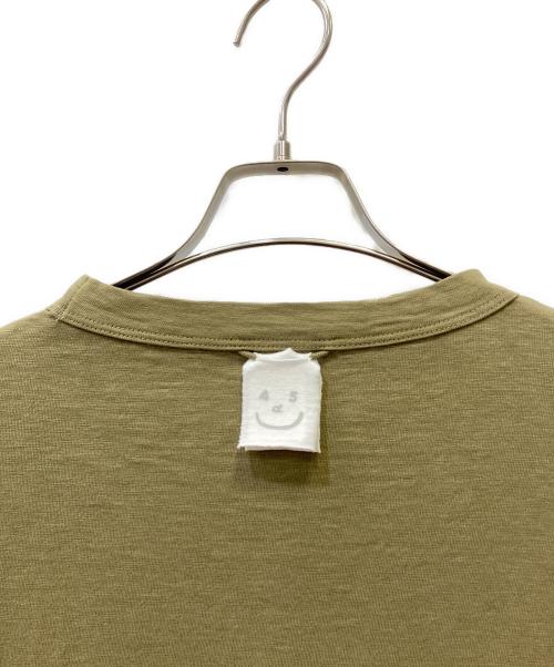 45R（フォーティファイブ・アール）45R (フォーティファイブ・アール) カットソー オリーブ サイズ:3の古着・服飾アイテム