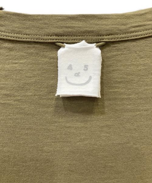 45R（フォーティファイブ・アール）45R (フォーティファイブ・アール) カットソー オリーブ サイズ:3の古着・服飾アイテム