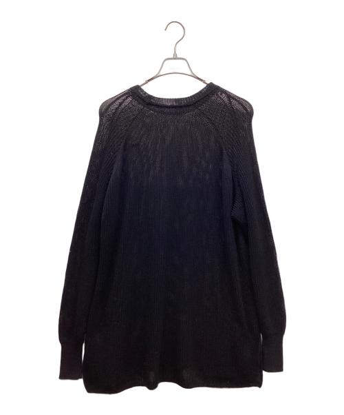 AP STUDIO（エーピーストゥディオ）AP STUDIO (エーピーストゥディオ) コットンコードニット ブラック サイズ:サイズ表記無しの古着・服飾アイテム