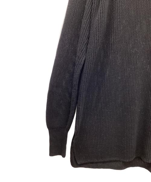 AP STUDIO（エーピーストゥディオ）AP STUDIO (エーピーストゥディオ) コットンコードニット ブラック サイズ:サイズ表記無しの古着・服飾アイテム