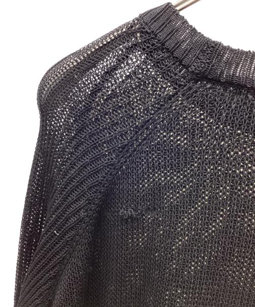 AP STUDIO（エーピーストゥディオ）AP STUDIO (エーピーストゥディオ) コットンコードニット ブラック サイズ:サイズ表記無しの古着・服飾アイテム