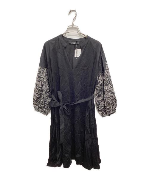 WEEKEND Max Mara（ウィークエンド マックスマーラ）WEEKEND Max Mara (ウィークエンド マックスマーラ) フィンジア刺繍ミニドレス ブラック サイズ:M 未使用品の古着・服飾アイテム