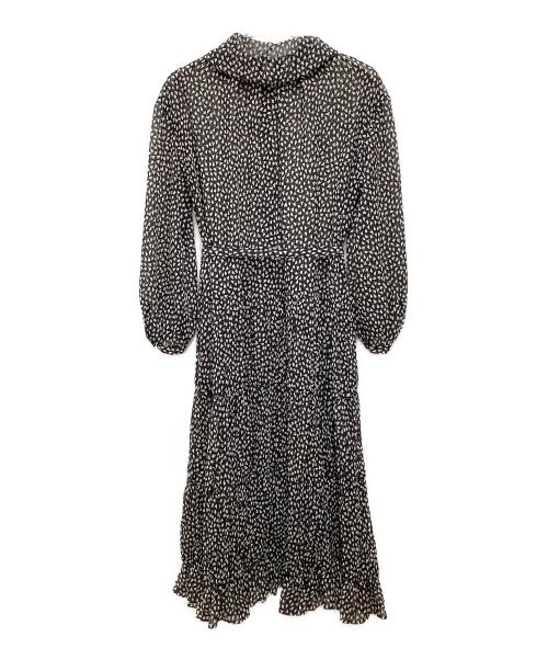 COEL（コエル）COEL (コエル) ハート柄プリーツワンピース ブラック サイズ:36の古着・服飾アイテム