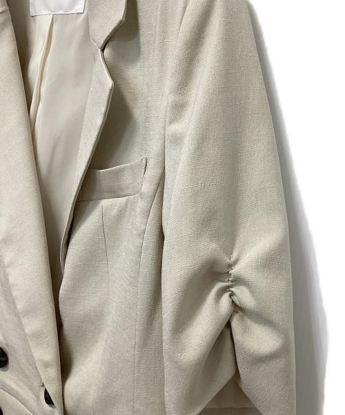 Diagram（ダイアグラム）Diagram (ダイアグラム) イレギュラーテーラージャケット ベージュ サイズ:36 未使用品の古着・服飾アイテム