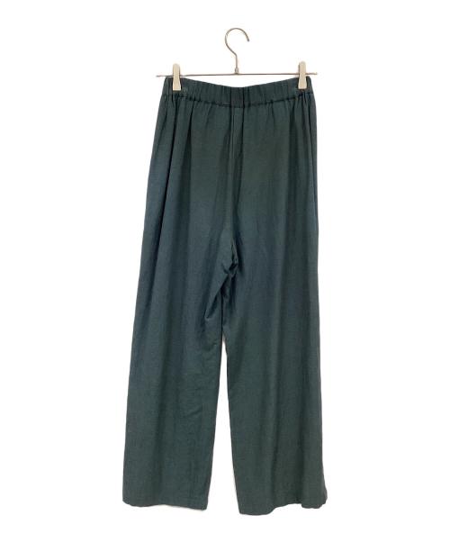 CASA FLINE（カーサフライン）CASA FLINE (カーサフライン) サイドデザインイージーパンツ グリーン サイズ:Fの古着・服飾アイテム