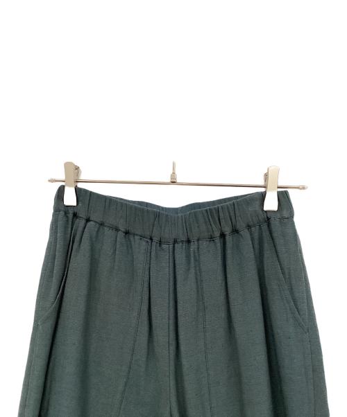 CASA FLINE（カーサフライン）CASA FLINE (カーサフライン) サイドデザインイージーパンツ グリーン サイズ:Fの古着・服飾アイテム