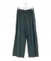 CASA FLINE（カーサフライン）の古着「サイドデザインイージーパンツ」｜グリーン