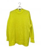 LOEWEロエベ）の古着「ライトモヘアオーバーサイズニット」｜イエロー
