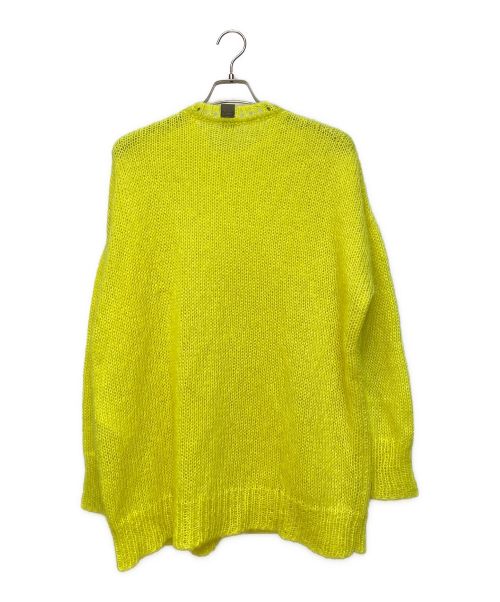 LOEWE（ロエベ）LOEWE (ロエベ) ライトモヘアオーバーサイズニット イエロー サイズ:XSの古着・服飾アイテム