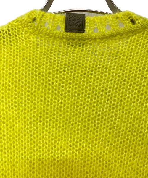 LOEWE（ロエベ）LOEWE (ロエベ) ライトモヘアオーバーサイズニット イエロー サイズ:XSの古着・服飾アイテム