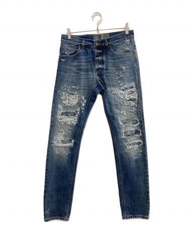 DOLCE & GABBANA 名作 パイピング クラッシュ デニム46 DOLCE & GABBANA 名作 パイピング クラッシュ デニム46 DOLCE