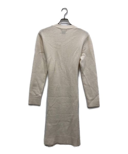 BOTTEGA VENETA（ボッテガベネタ）BOTTEGA VENETA (ボッテガベネタ) 2Wayラップロングカーディガン アイボリー サイズ:38の古着・服飾アイテム